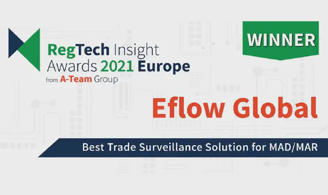 eflow wins Best Trade Surveillance at 2021 A-Team awards