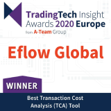 A photo of Eflow Global TrandingTech Insight Awards 2020 Europe